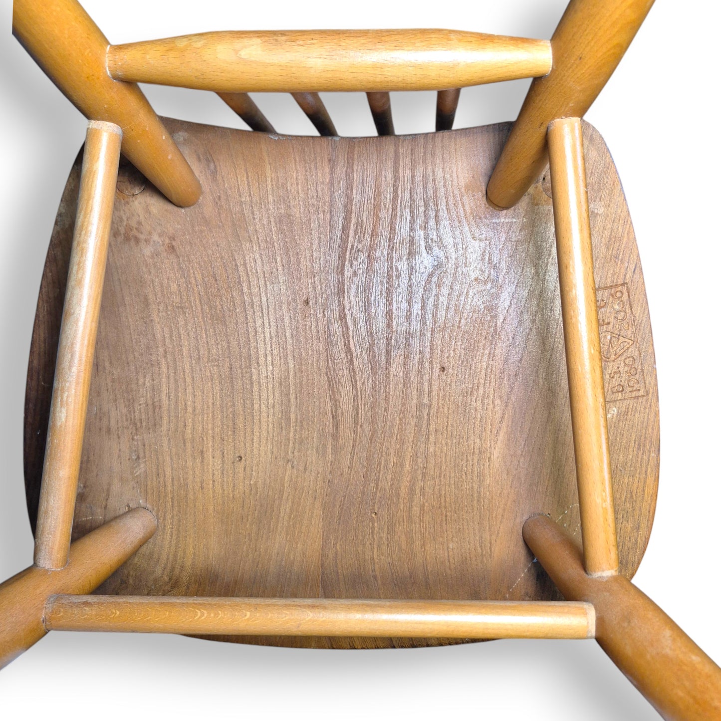 Vintage Ercol Windsor Flying Back Dining Chair – Blonde Elm & Beech