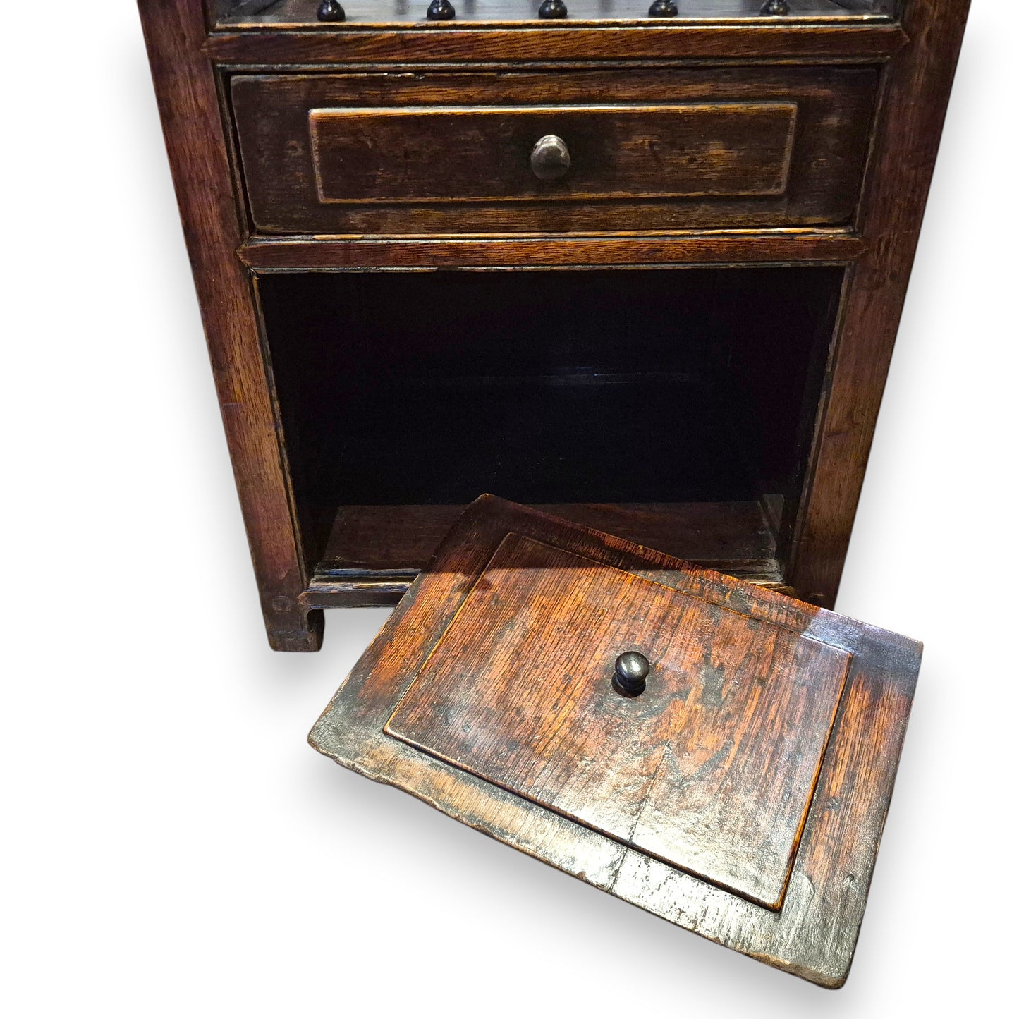 Antique Chinese Side Table Nightstand Cabinet