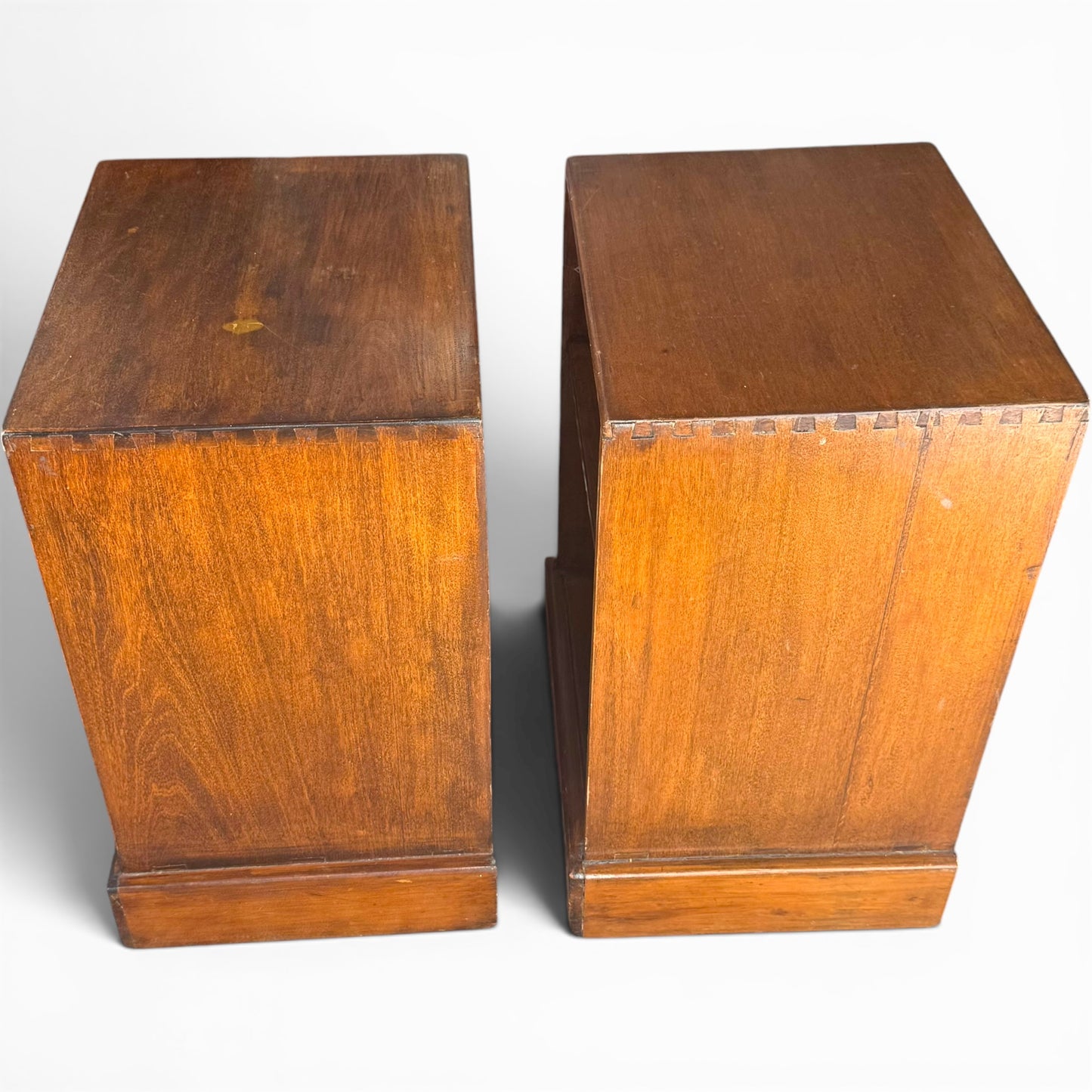 Pair of Antique Georgian Style Mahogany Bedside Tables