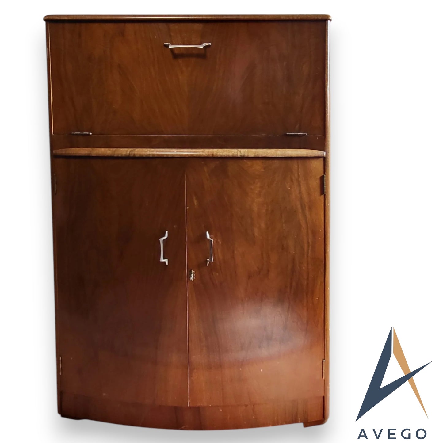 Vintage Turnidge of London Teak Drinks Cabinet Cocktail Cabinet