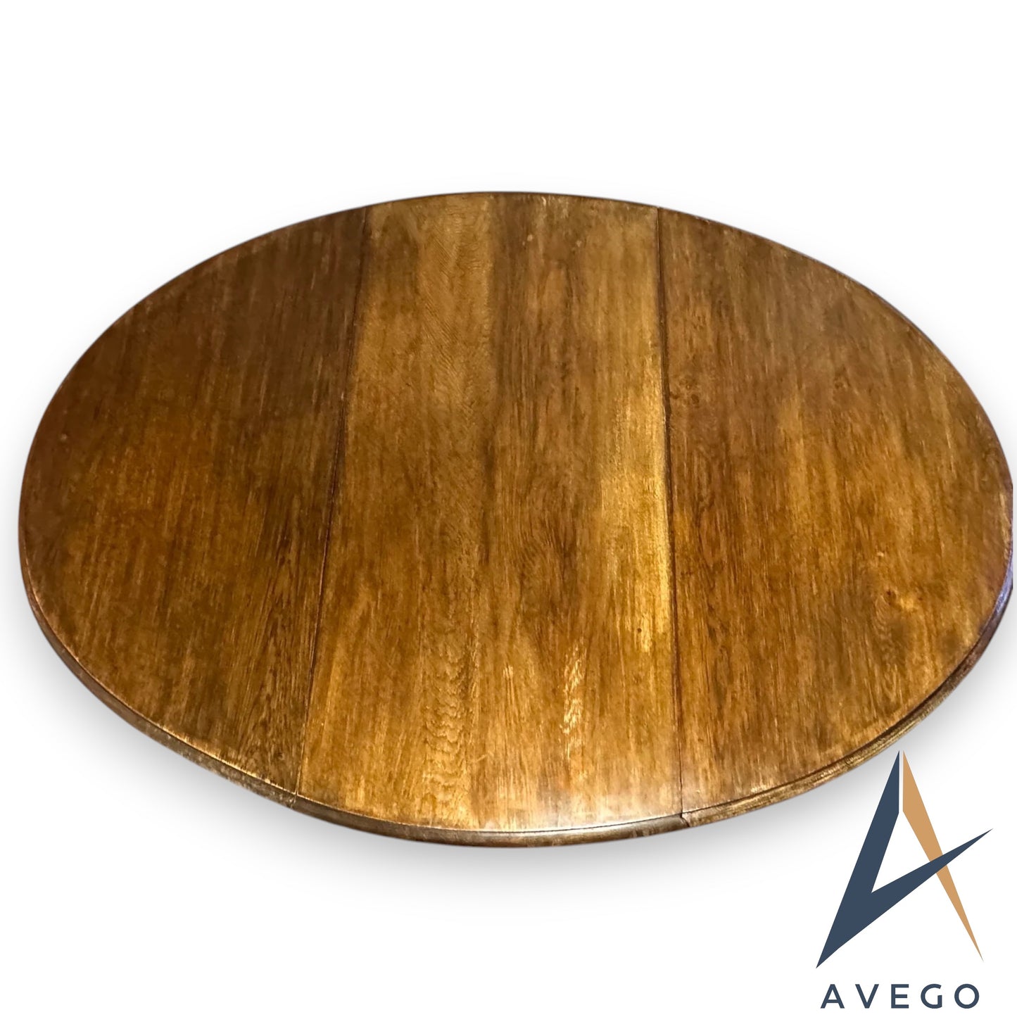 1930's Large Oval Oak Barley Twist Folding Gateleg Table Drop Leaf Table