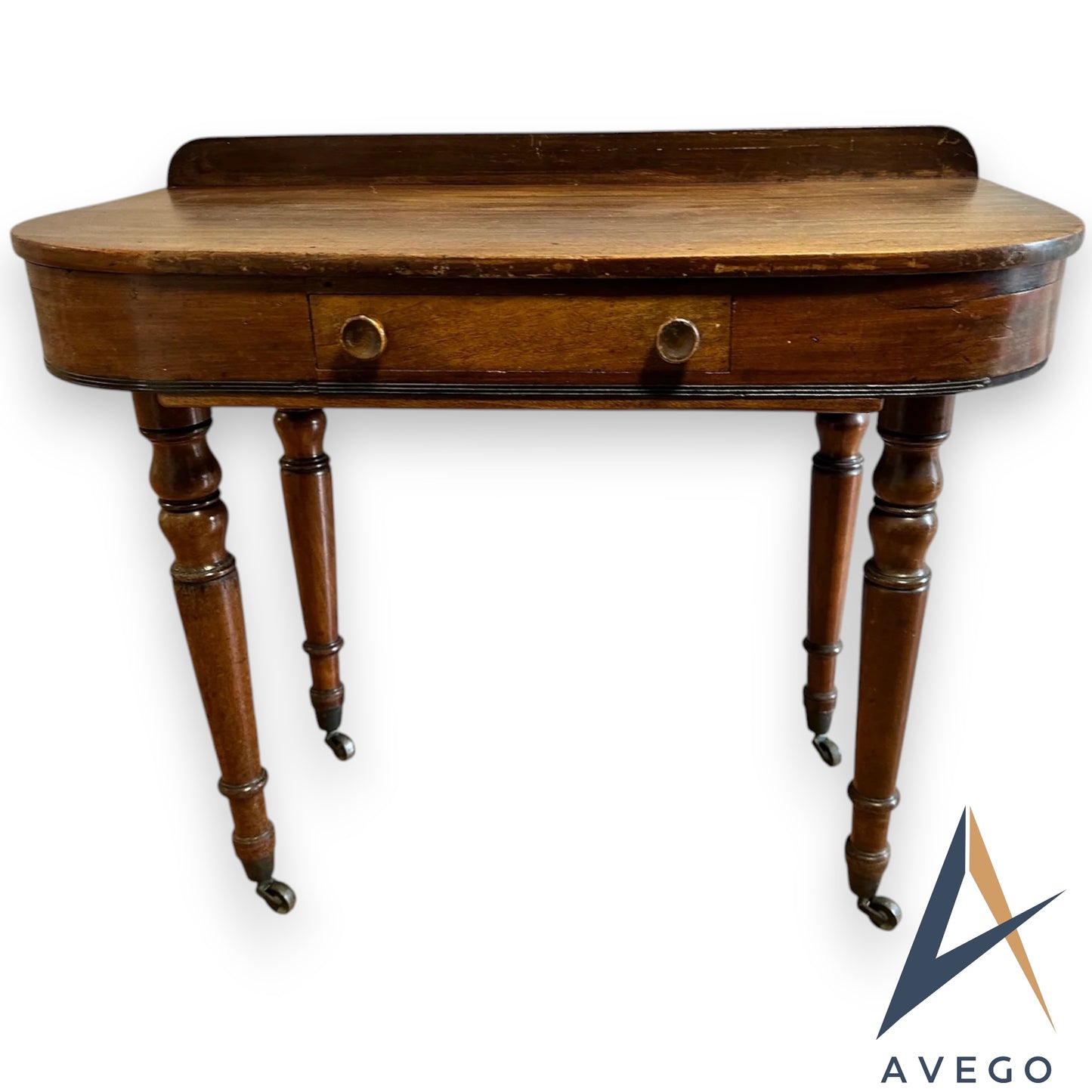 Victorian Mahogany Side Table Console Table Hallway Table