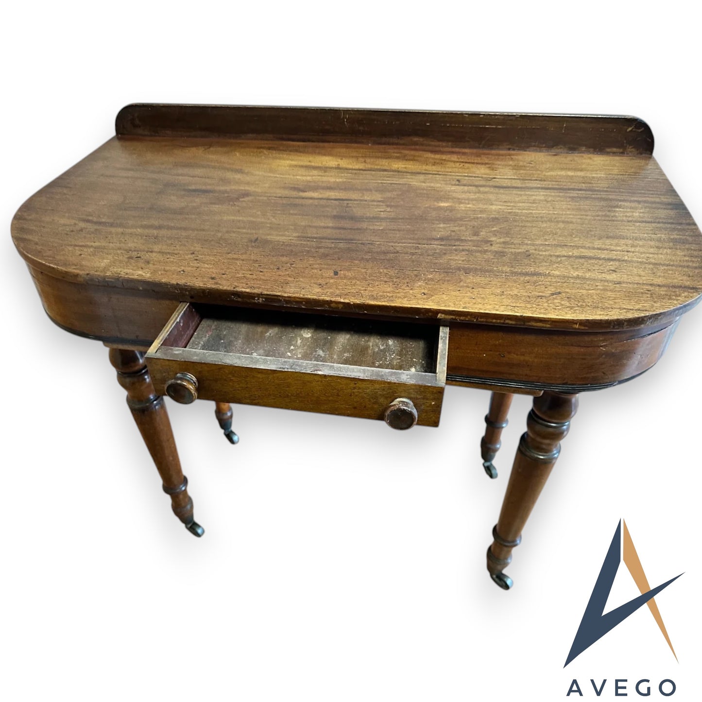 Victorian Mahogany Side Table Console Table Hallway Table