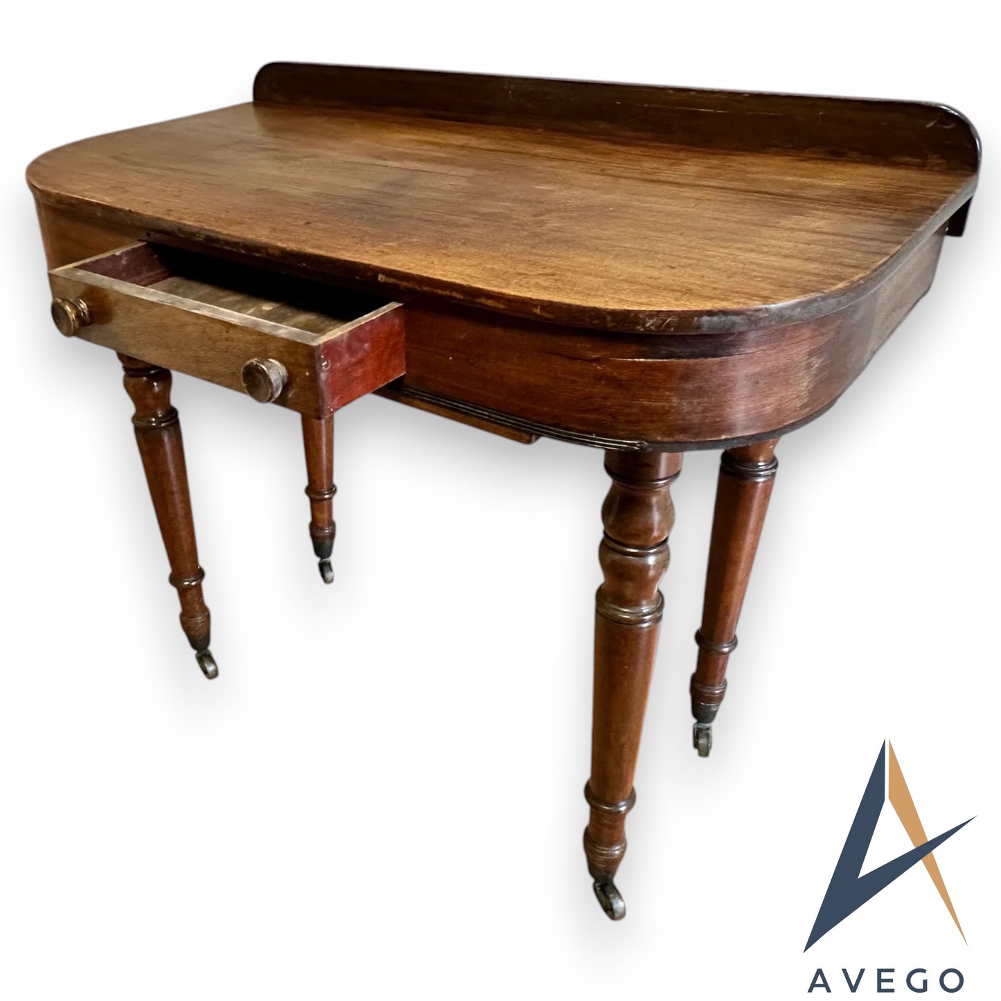 Victorian Mahogany Side Table Console Table Hallway Table
