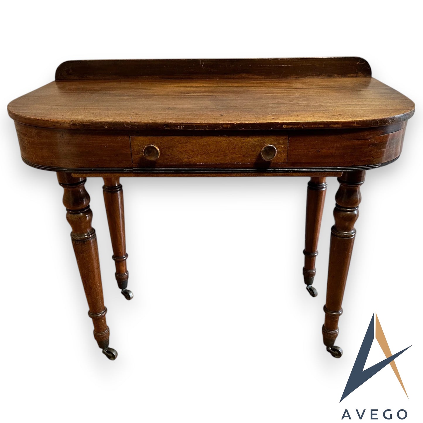 Victorian Mahogany Side Table Console Table Hallway Table