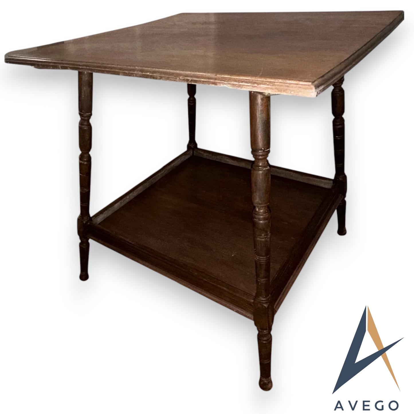 Antique Arts & Crafts Walnut Occasional Side Table