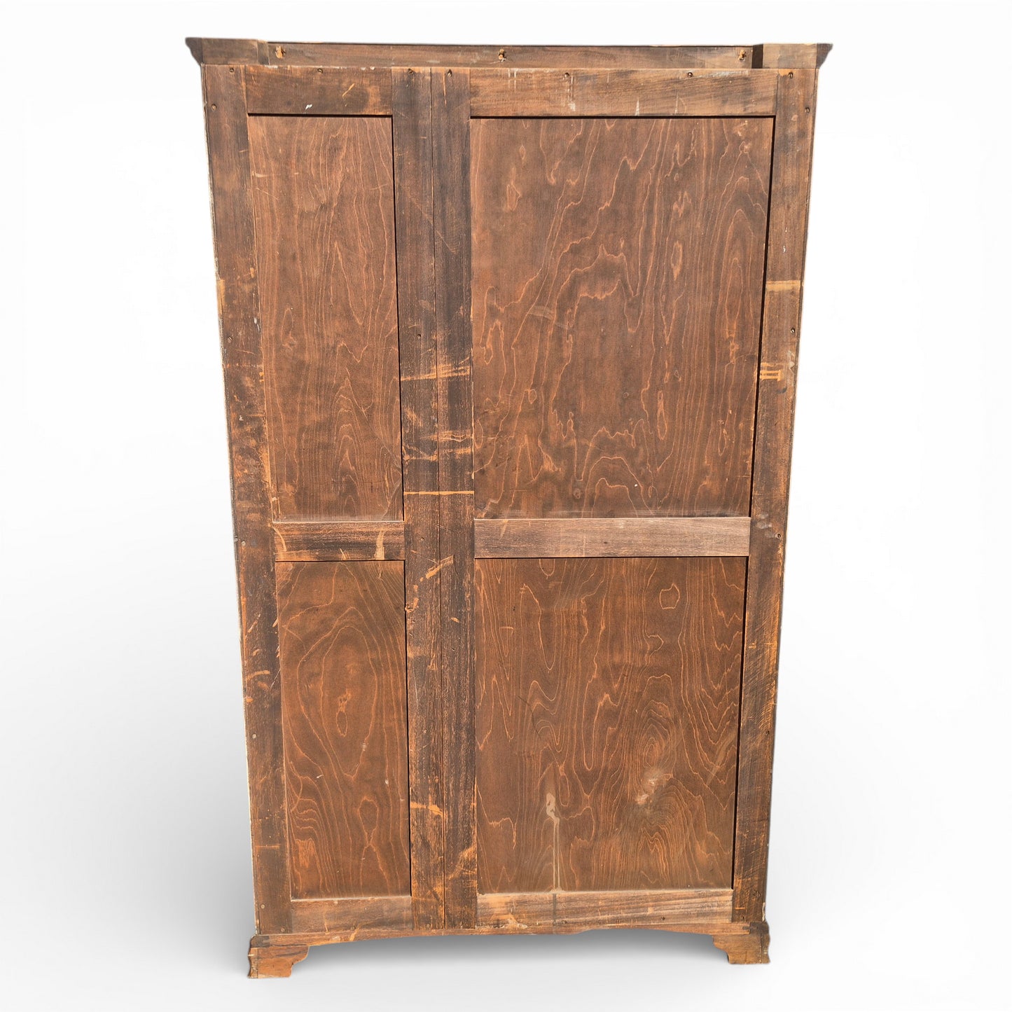 Antique Maple & Co Gentleman’s Wardrobe – Burr Walnut Compactum Armoire
