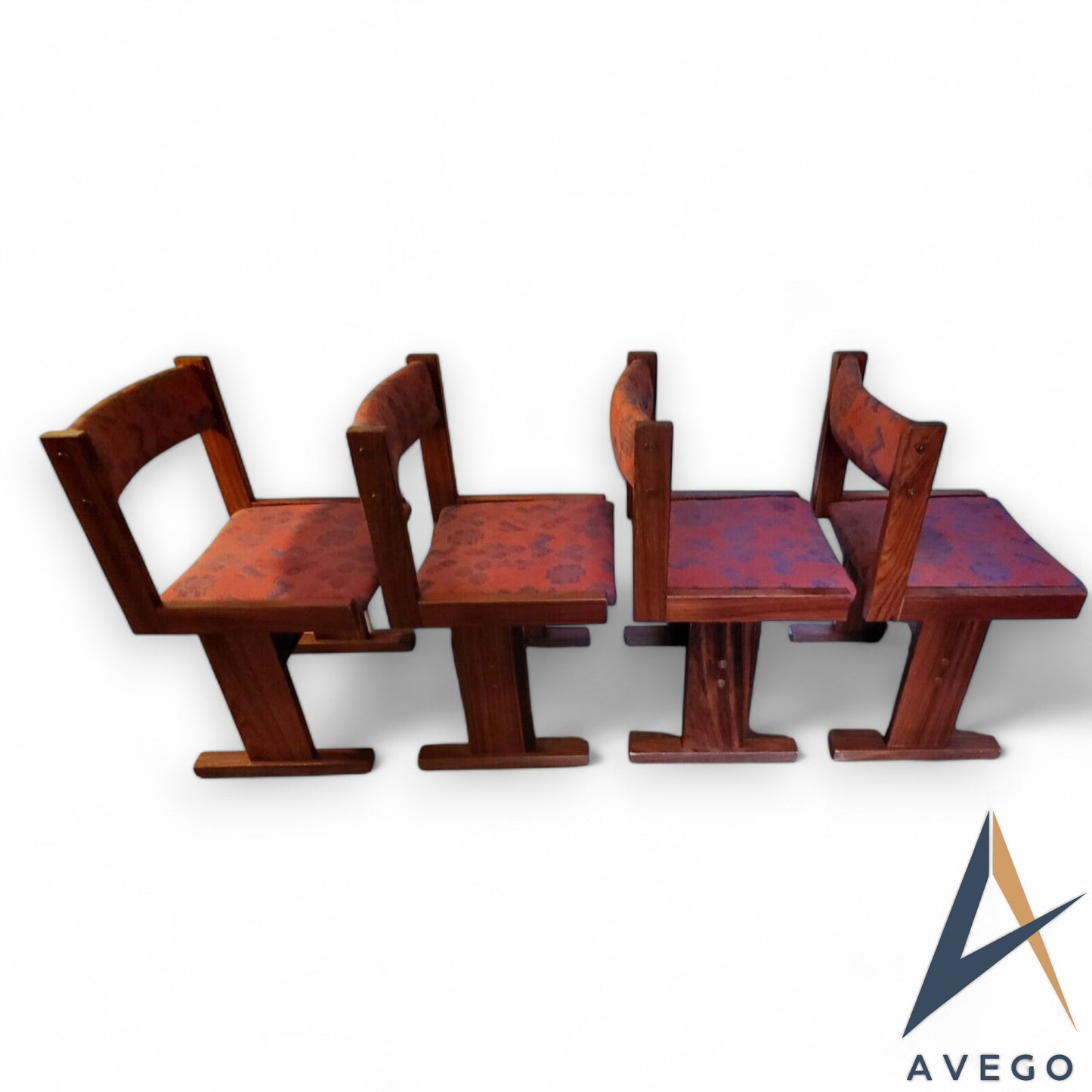 Rosewood Danish Mid Century Modern Dining Chairs by Gangso Mobler