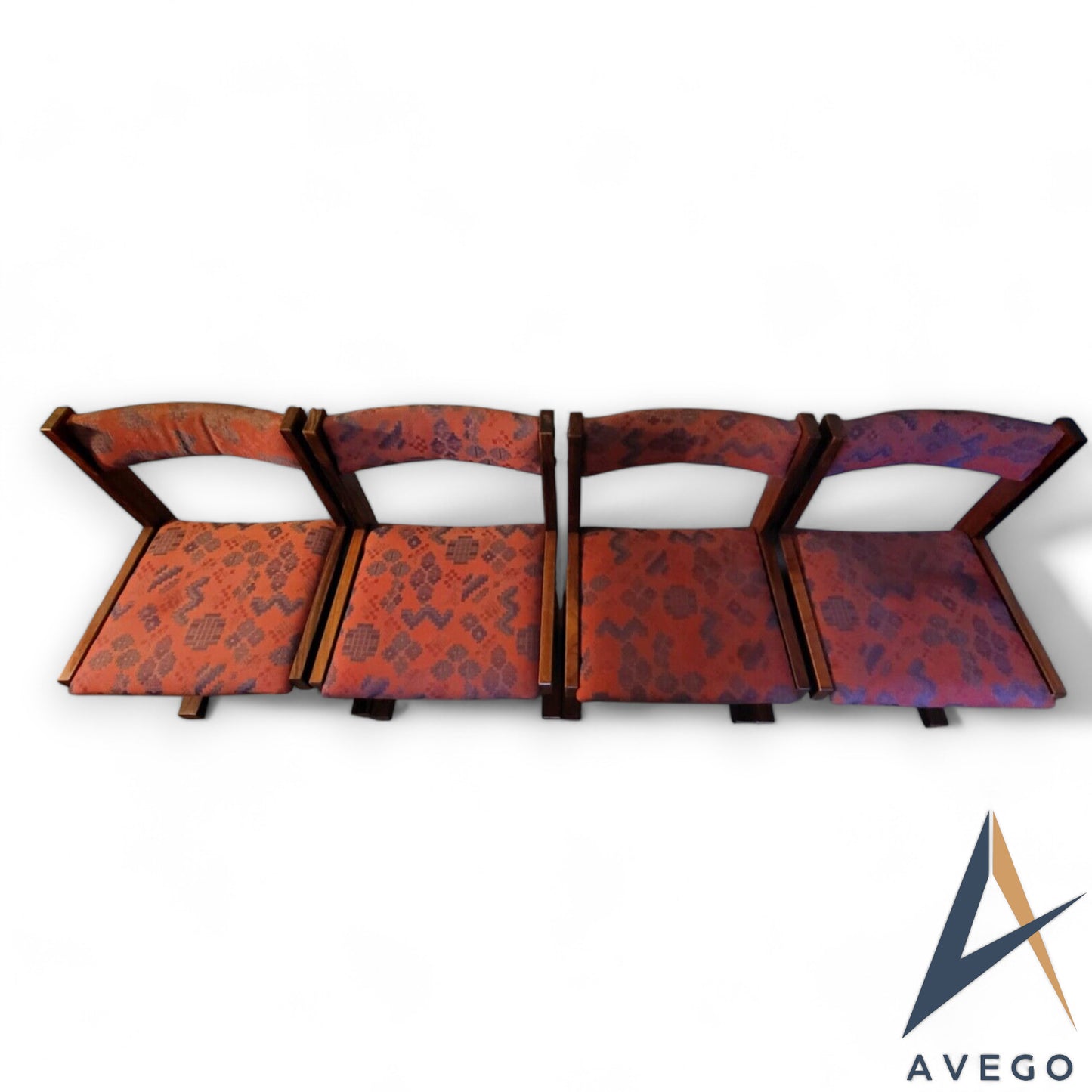 Rosewood Danish Mid Century Modern Dining Chairs by Gangso Mobler