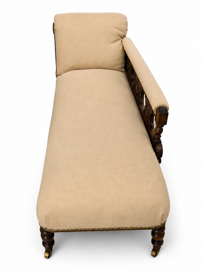 Victorian Mahogany Chaise Longue