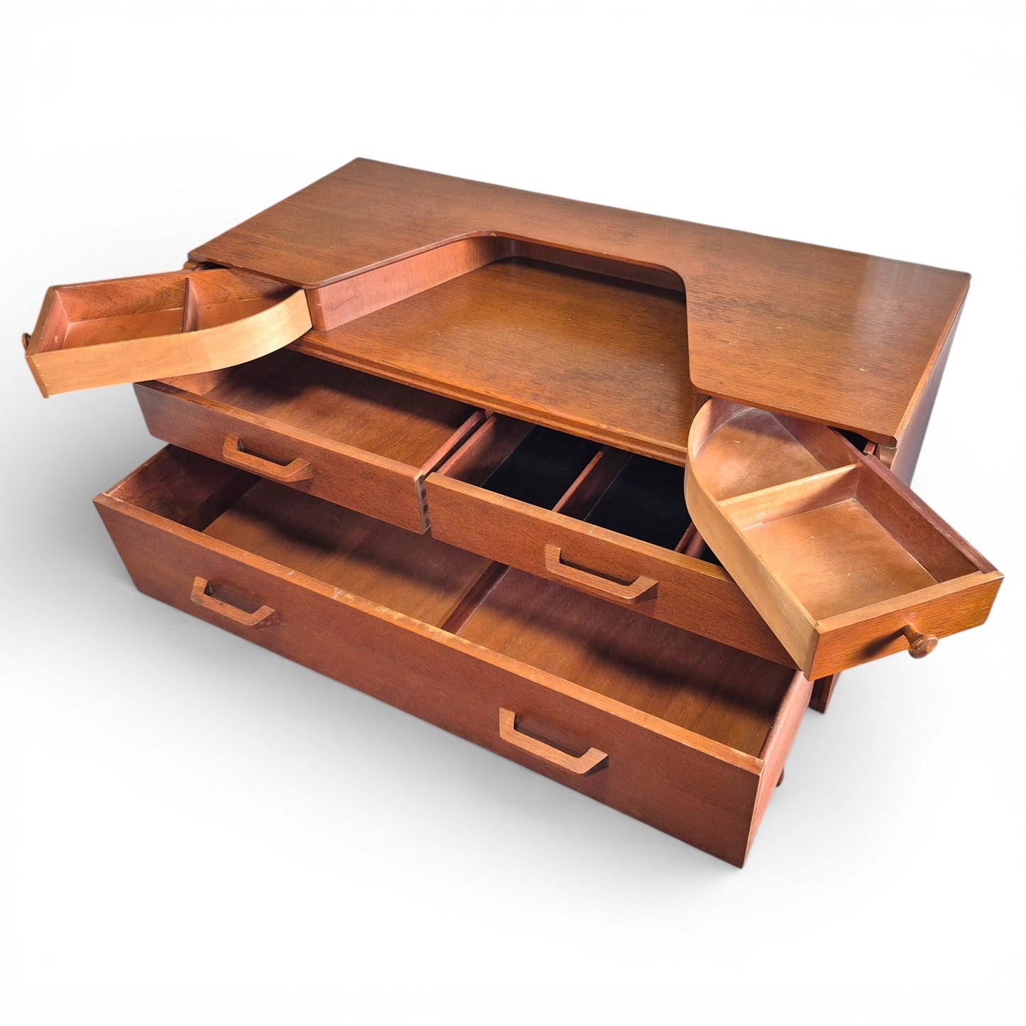 G Plan Fresco Teak Dressing Table – Mid Century Modern Vintage E Gomme 1960s Storage Unit