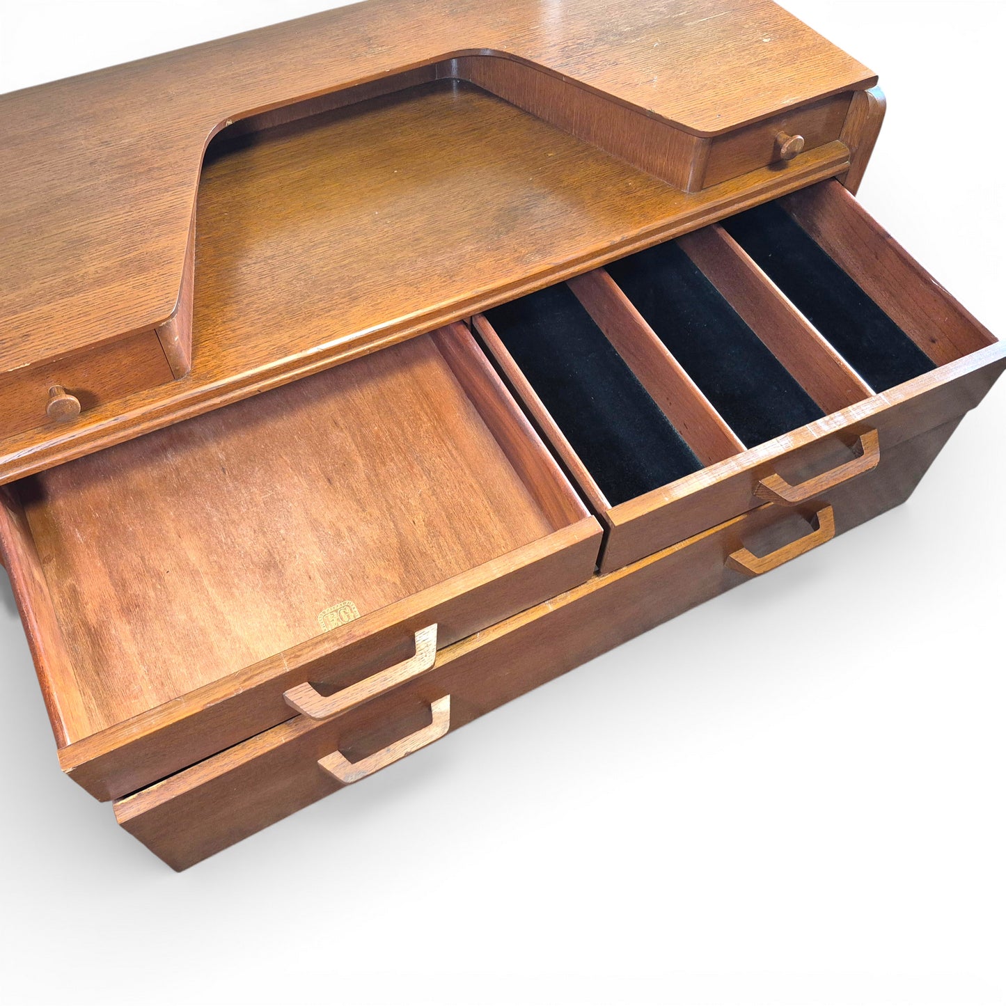 G Plan Fresco Teak Dressing Table – Mid Century Modern Vintage E Gomme 1960s Storage Unit