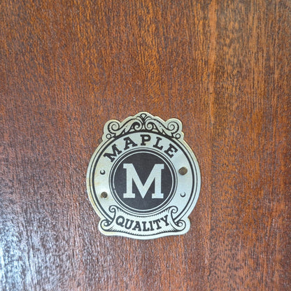 Antique Maple & Co Gentleman’s Wardrobe – Burr Walnut Compactum Armoire