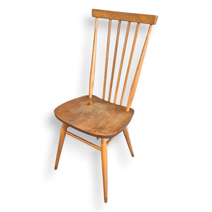 Vintage Ercol Windsor Flying Back Dining Chair – Blonde Elm & Beech