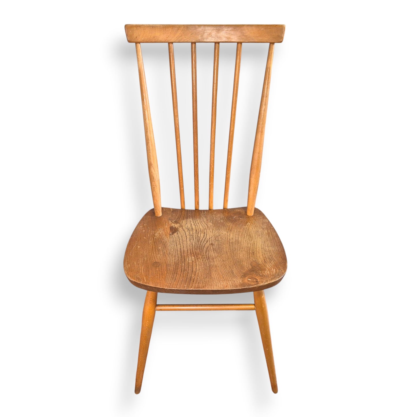 Vintage Ercol Windsor Flying Back Dining Chair – Blonde Elm & Beech