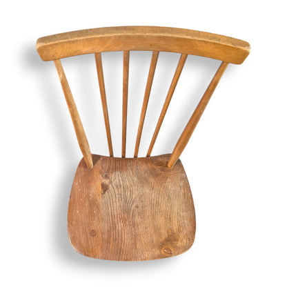 Vintage Ercol Windsor Flying Back Dining Chair – Blonde Elm & Beech