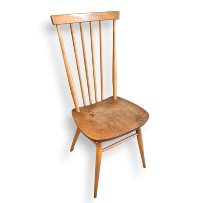 Vintage Ercol Windsor Flying Back Dining Chair – Blonde Elm & Beech