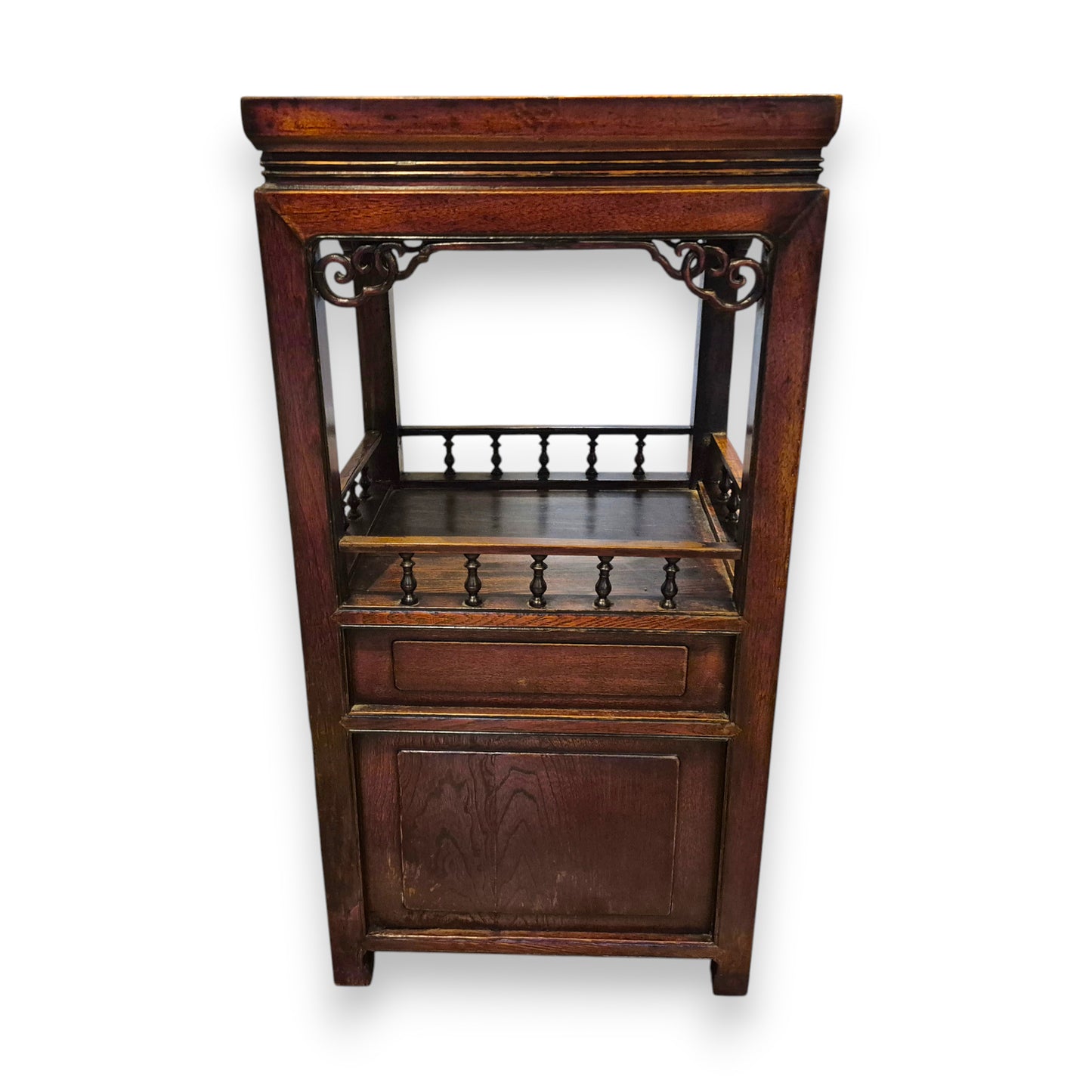 Antique Chinese Side Table Nightstand Cabinet