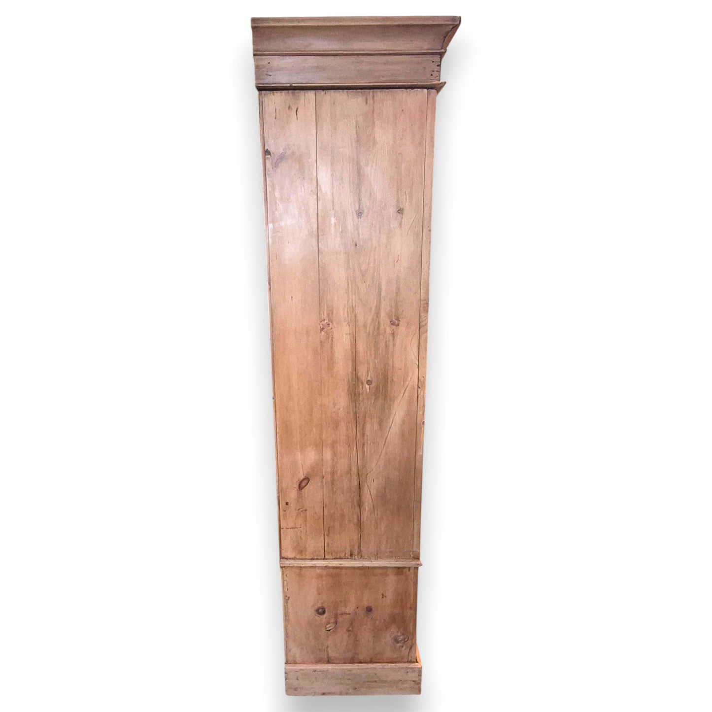 Antique Pine Wardrobe with Drawer – Victorian Country Cottage Armoire