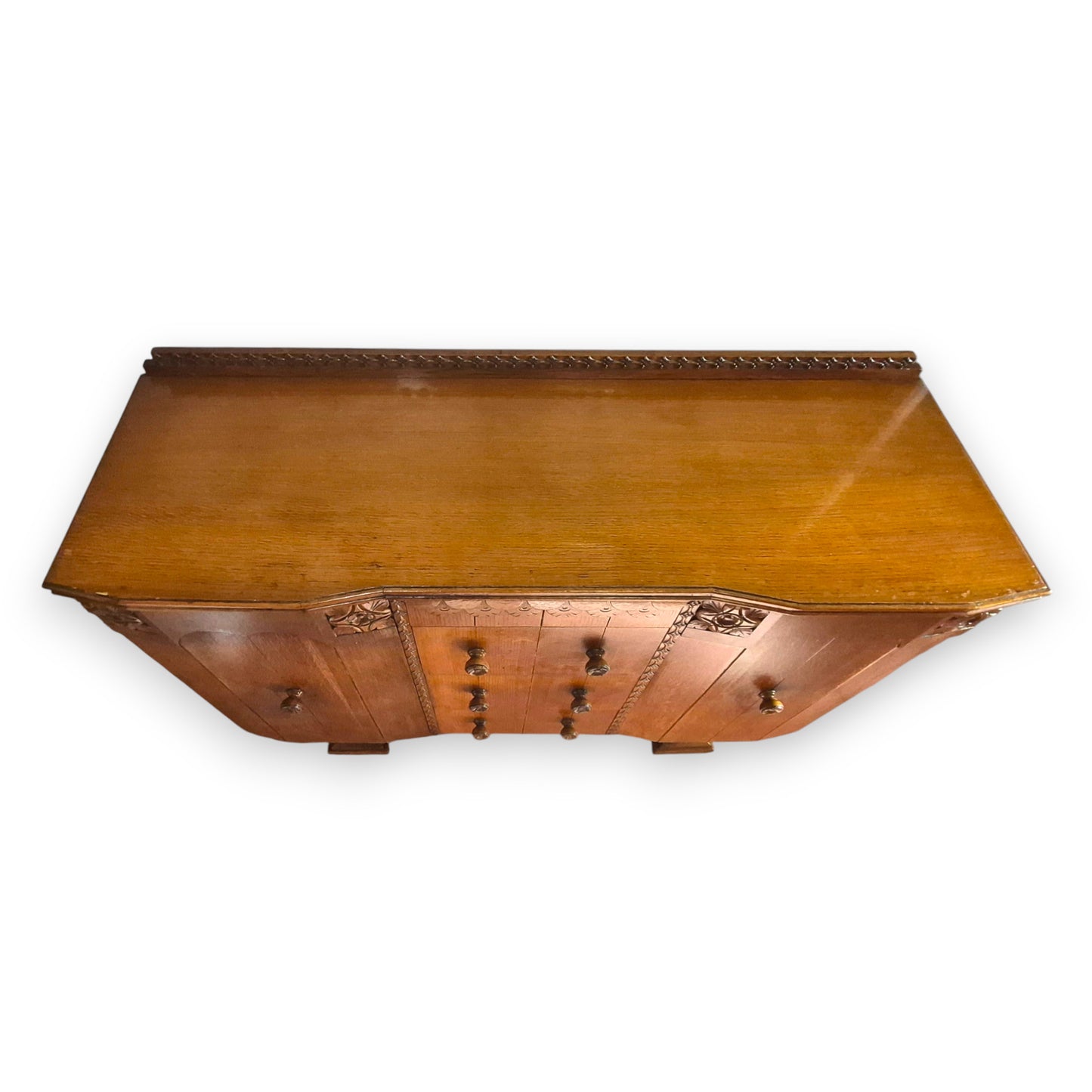 Art Deco Tiger Oak Sideboard by Charles Burt Ltd London c.1930