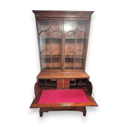 Late Georgian Mahogany Secretaire Bookcase c.1800