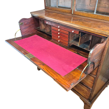 Late Georgian Mahogany Secretaire Bookcase c.1800