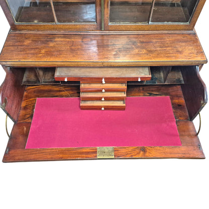 Late Georgian Mahogany Secretaire Bookcase c.1800