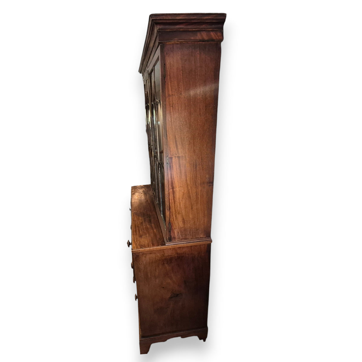 Late Georgian Mahogany Secretaire Bookcase c.1800