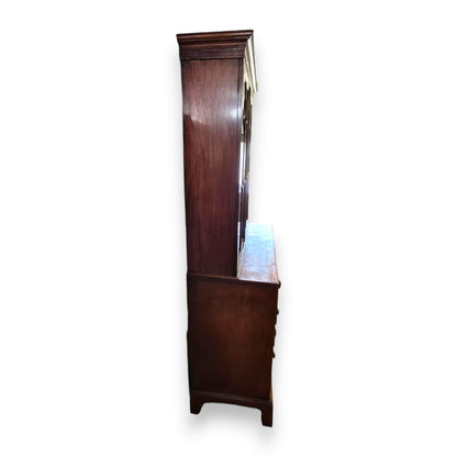 Late Georgian Mahogany Secretaire Bookcase c.1800