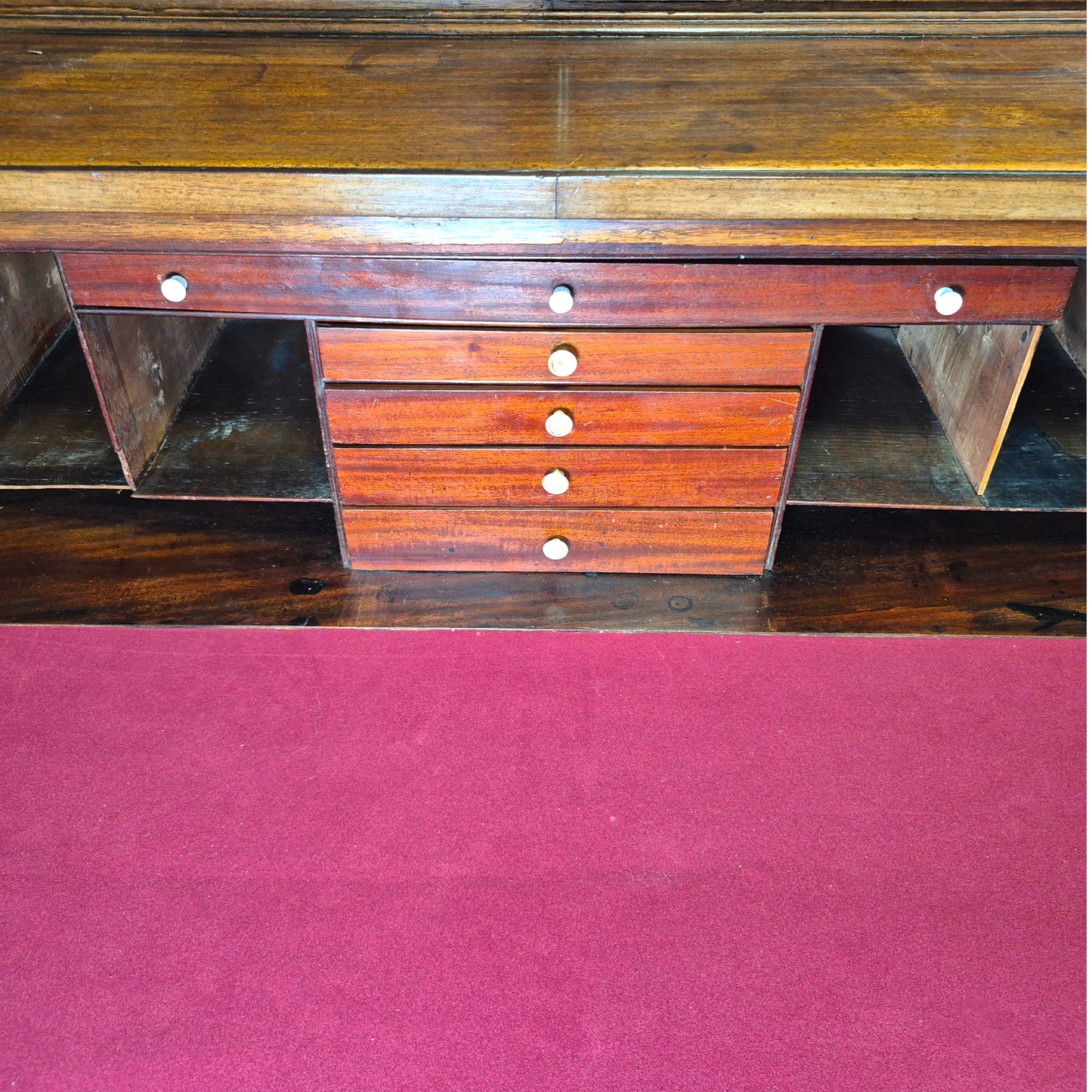 Late Georgian Mahogany Secretaire Bookcase c.1800