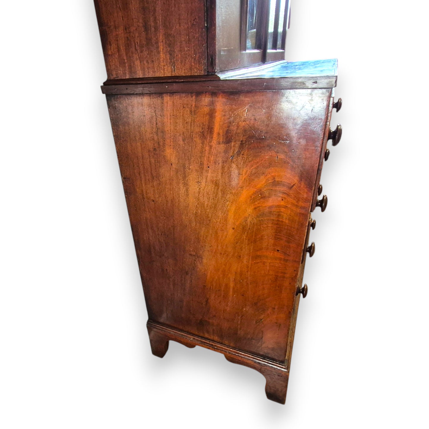 Late Georgian Mahogany Secretaire Bookcase c.1800