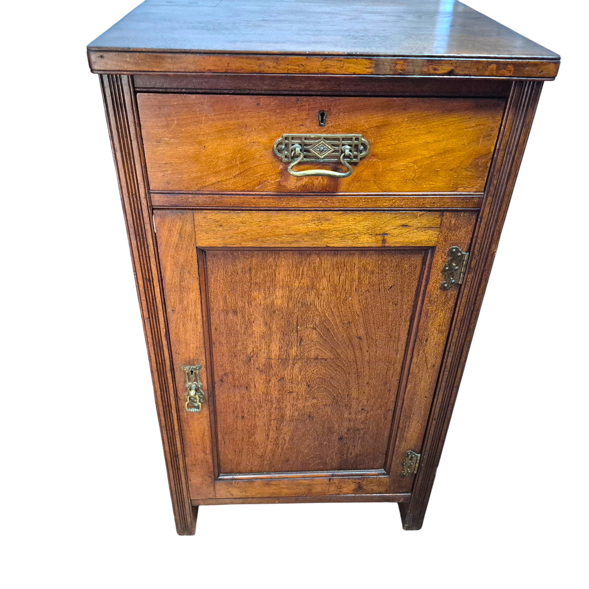 Pair of Antique Heal & Son Mahogany Pedestal Cabinets, c.1880–1900