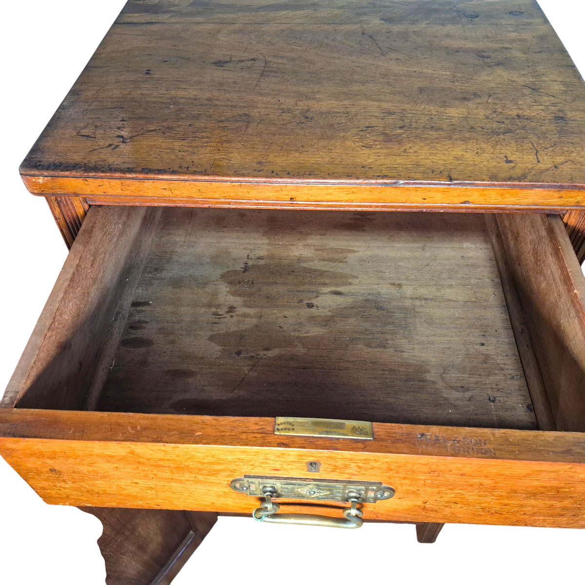 Pair of Antique Heal & Son Mahogany Pedestal Cabinets, c.1880–1900