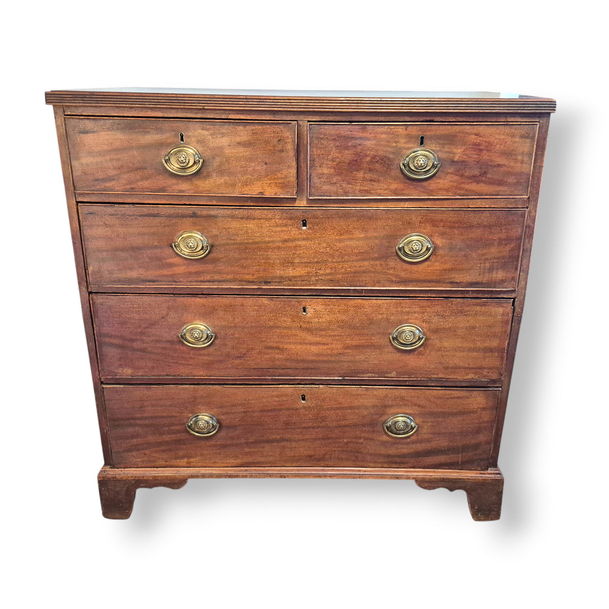 Antique 19th Century Mahogany Chest of Drawers – Georgian Victorian