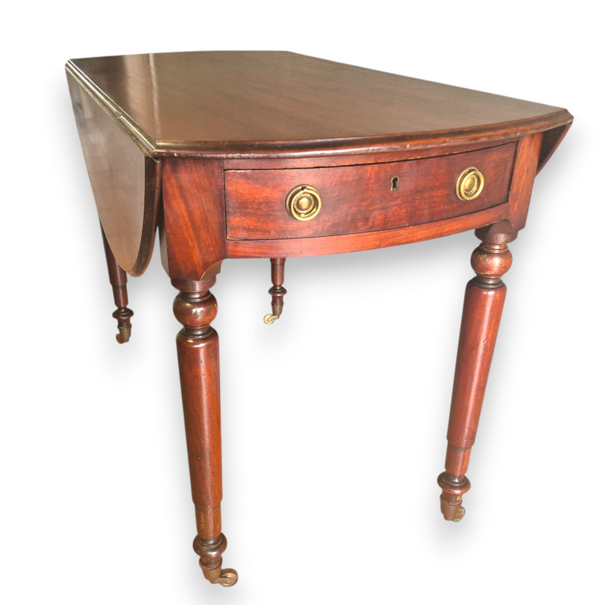 Antique Regency Mahogany Pembroke Drop Leaf Table c.1810