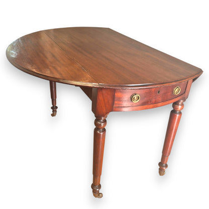 Antique Regency Mahogany Pembroke Drop Leaf Table c.1810