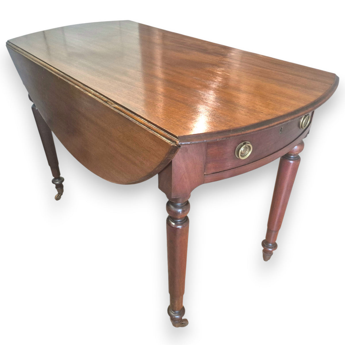 Antique Regency Mahogany Pembroke Drop Leaf Table c.1810
