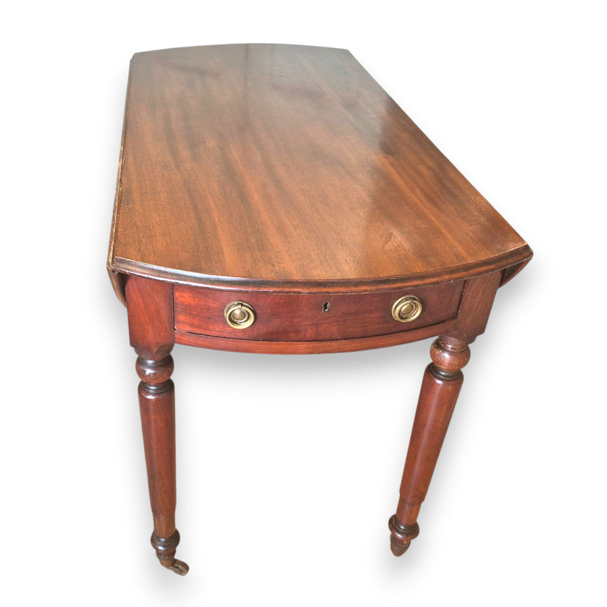 Antique Regency Mahogany Pembroke Drop Leaf Table c.1810