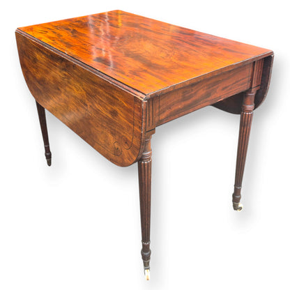 Antique Regency Mahogany Baby Pembroke Table c.1820–1830