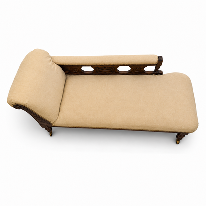 Victorian Mahogany Chaise Longue