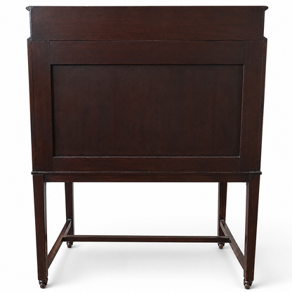 Antique Edwardian Mahogany Bureau Writing Desk