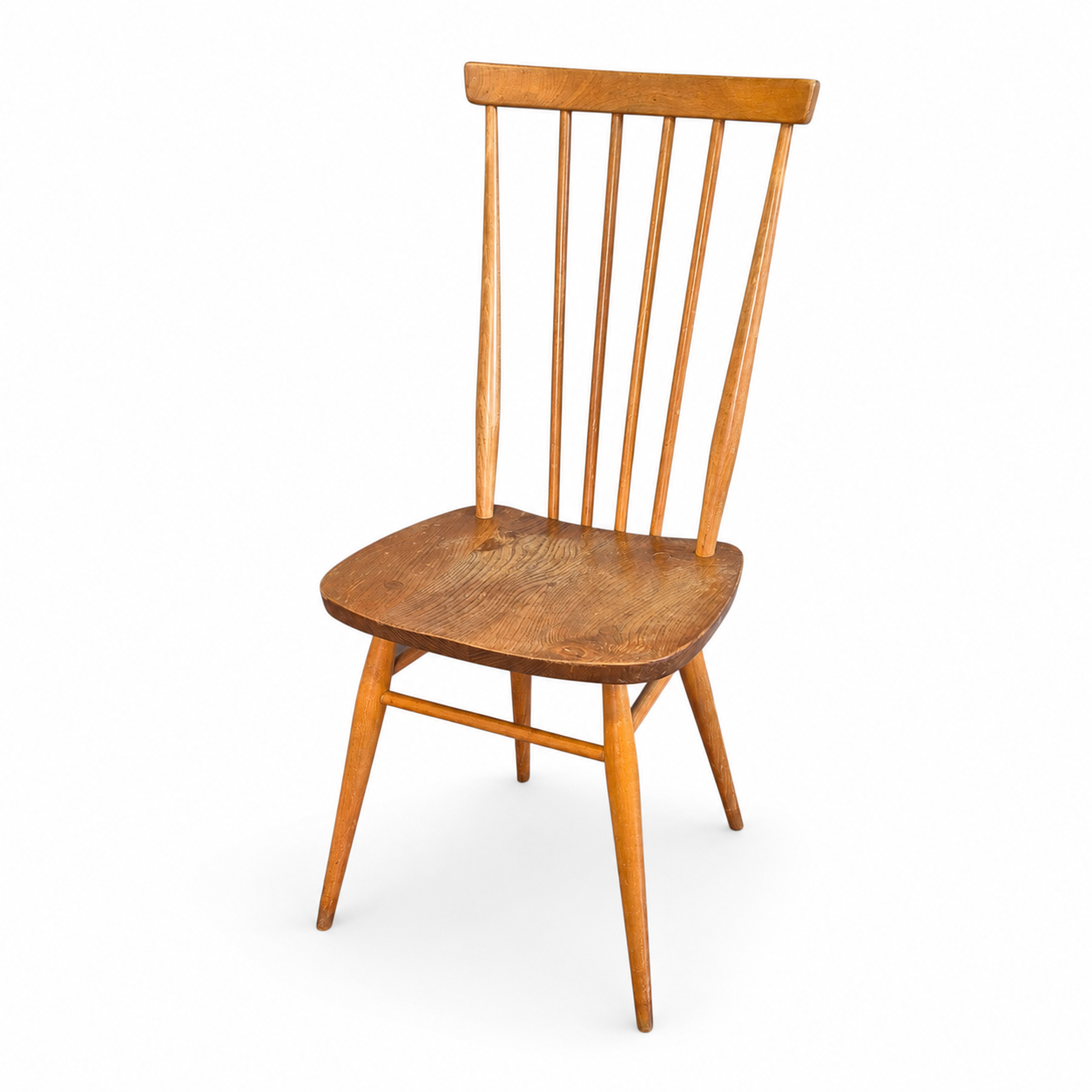 Vintage Ercol Windsor Flying Back Dining Chair – Blonde Elm & Beech