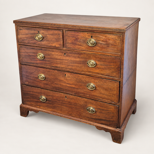 Antique 19th Century Mahogany Chest of Drawers – Georgian Victorian
