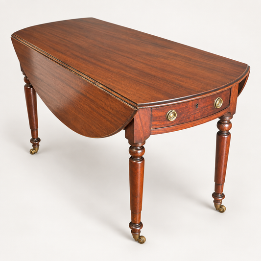 Antique Regency Mahogany Pembroke Drop Leaf Table c.1810