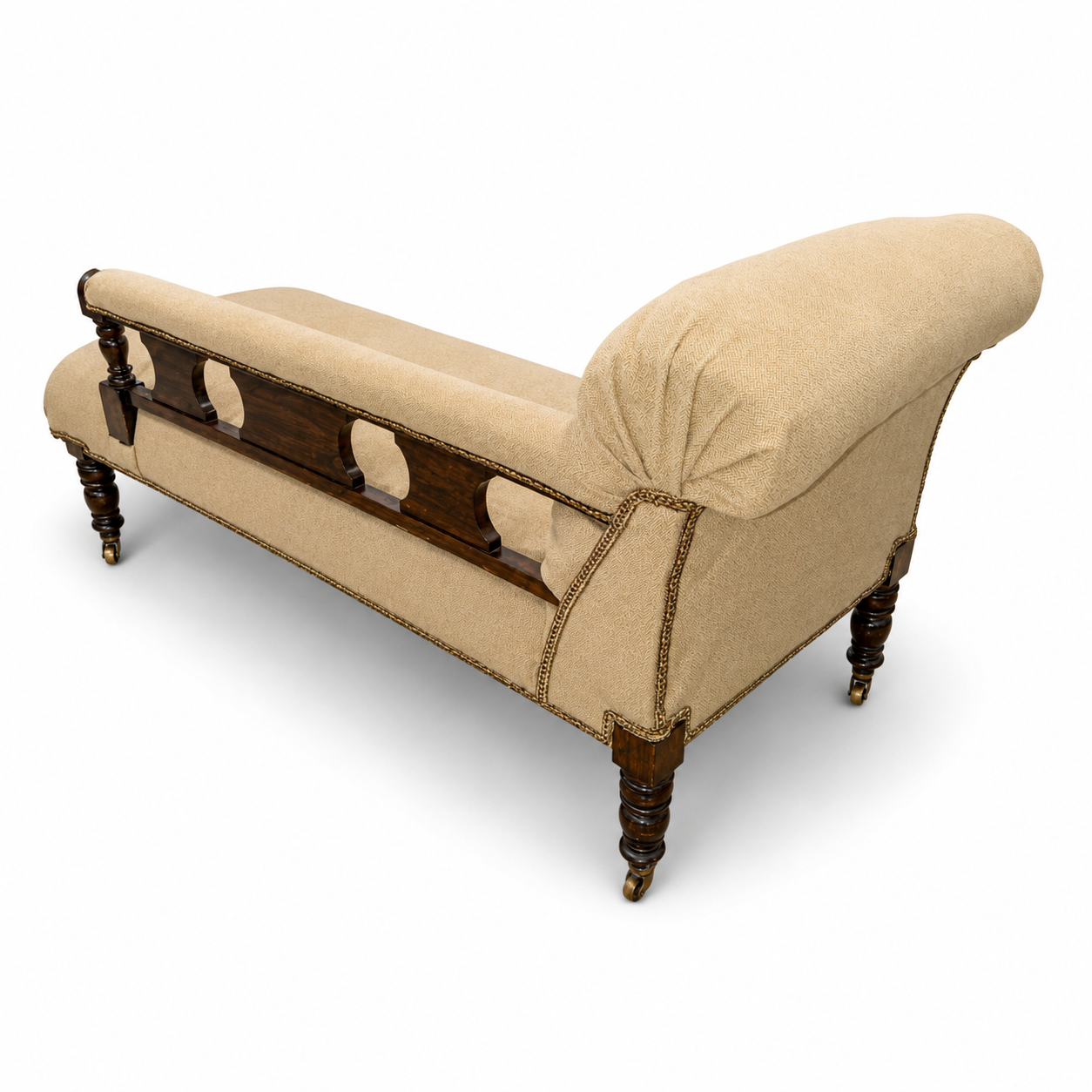 Victorian Mahogany Chaise Longue