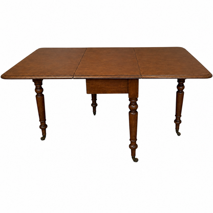 Antique Victorian Mahogany Gate Leg Drop Leaf Table