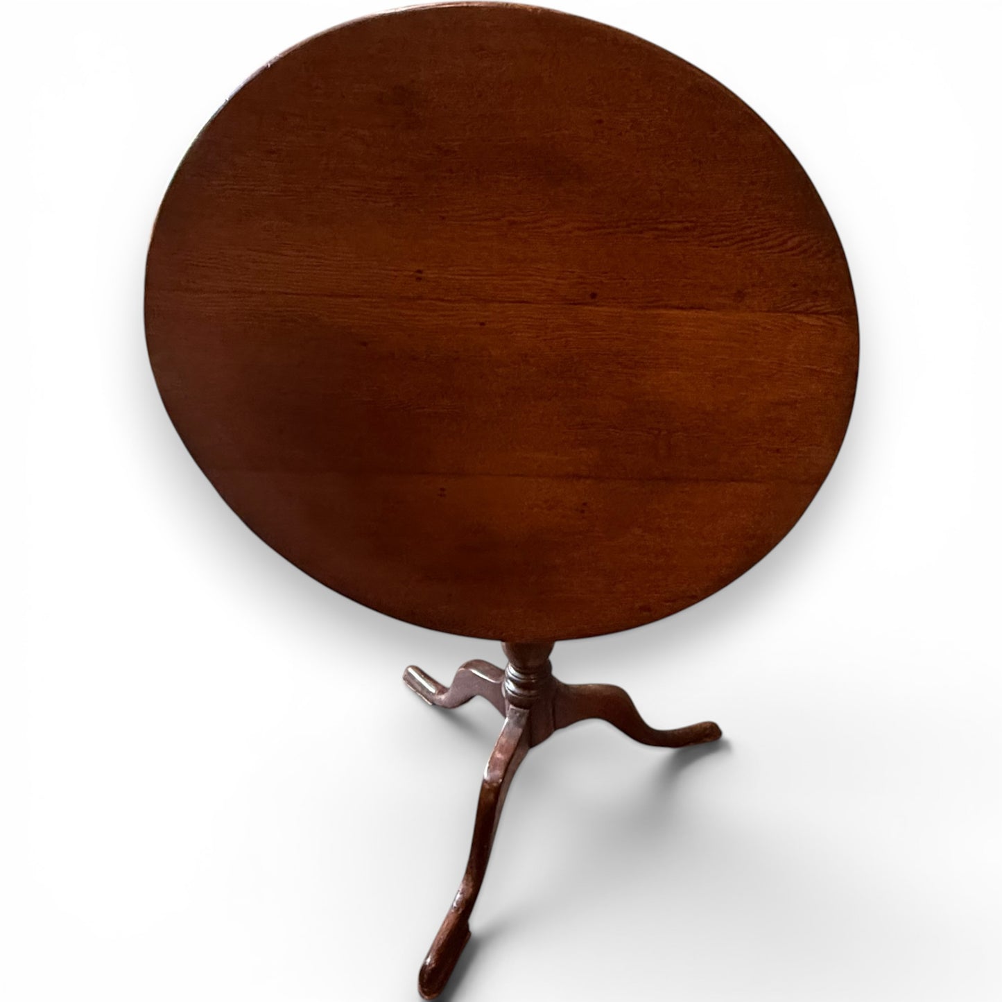 Antique Georgian Oak Tilt Top Tripod Table