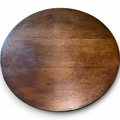 Antique Georgian Oak Tilt Top Tripod Table