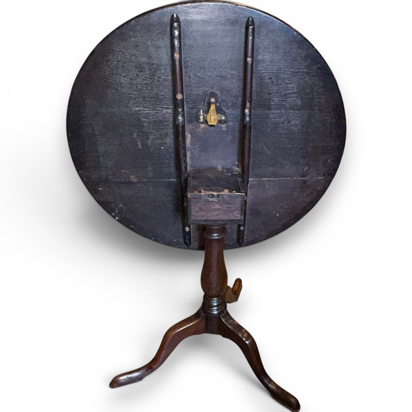 Antique Georgian Oak Tilt Top Tripod Table
