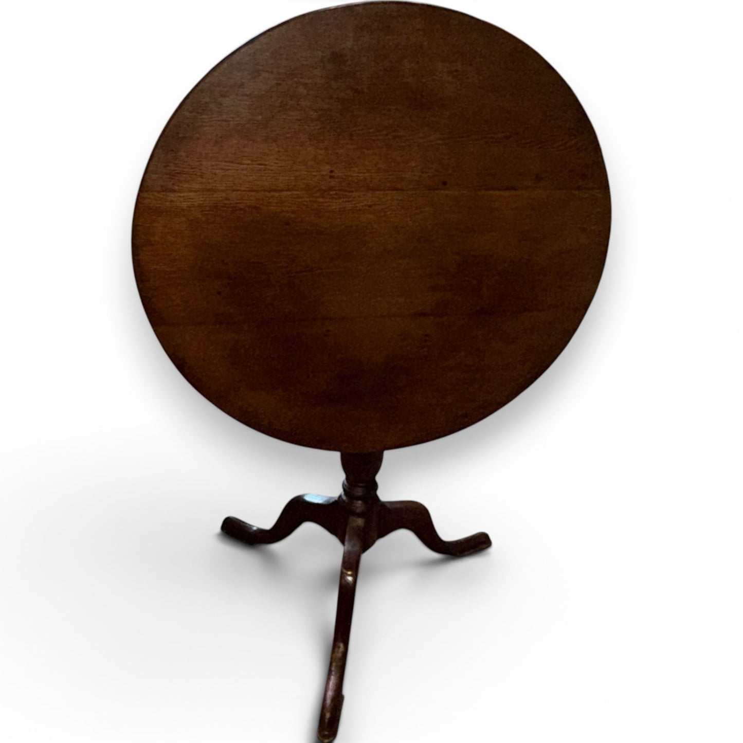 Antique Georgian Oak Tilt Top Tripod Table